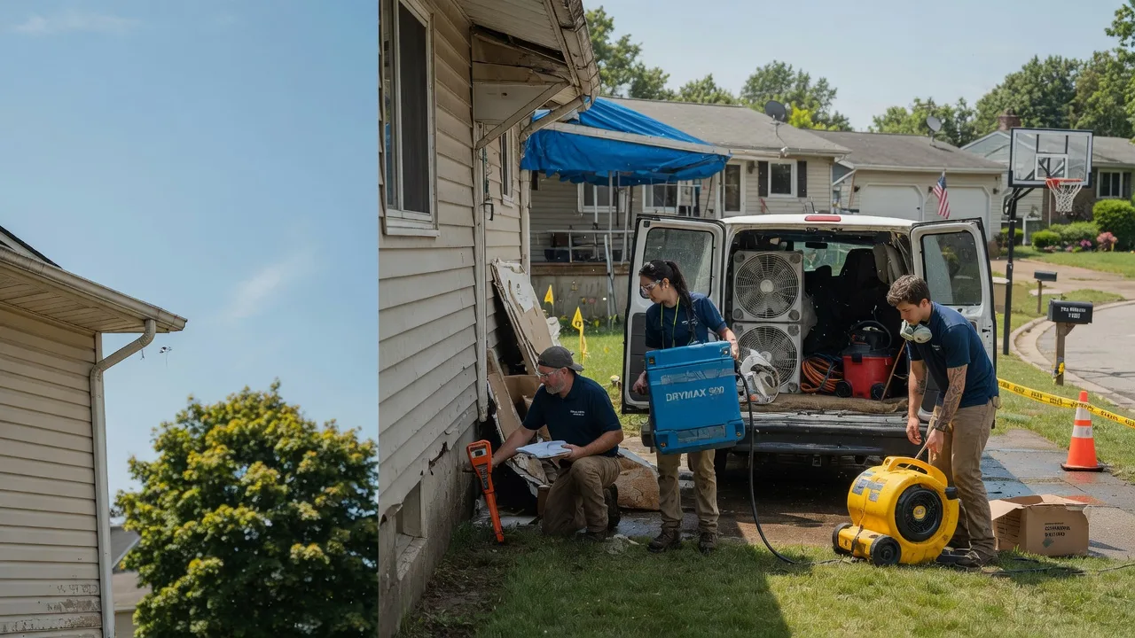 Ceiling Leak Cleanup in Shickshinny, PA near me